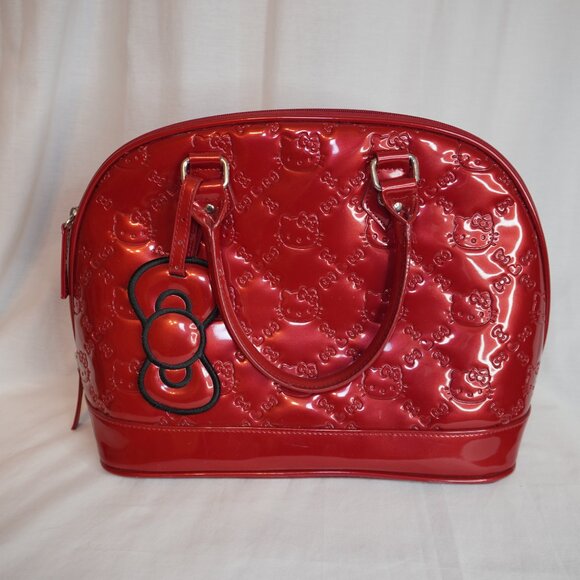 Loungefly Hello Kitty Large Red Purse - Kawaii - Sanrio Shoulder Bag Japan - Picture 3 of 7
